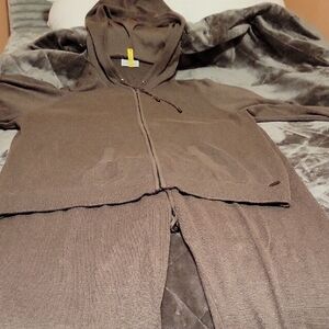 Calvin Klein Brown Track Pants & Hoodie Set